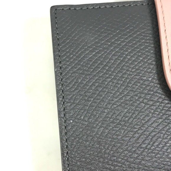 CELINE 10H263BRU.10GV Bicolor Small strap wallet Compact Trifold wallet - Picture 13 of 14